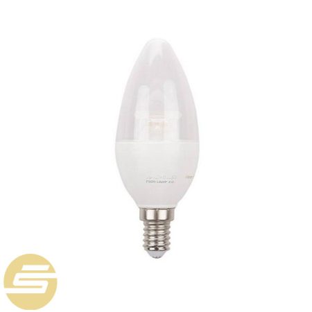 لامپ ال ای دی 6 وات لامپ نور مدل شمعی شفاف پایه E14